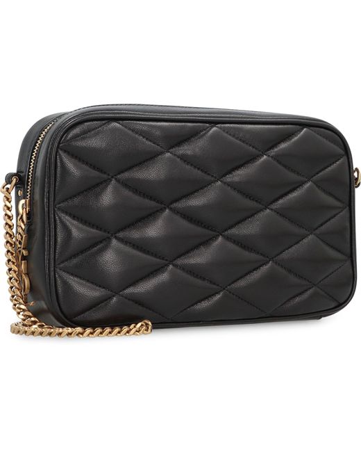 Saint Laurent Black Leather Camera Bag