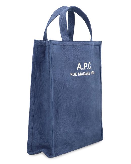 Tote-bag Recuperation in denim di A.P.C. in Blue da Uomo