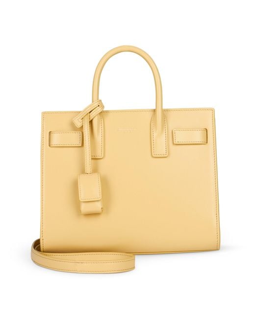 Saint Laurent Natural Sac De Jour Bag