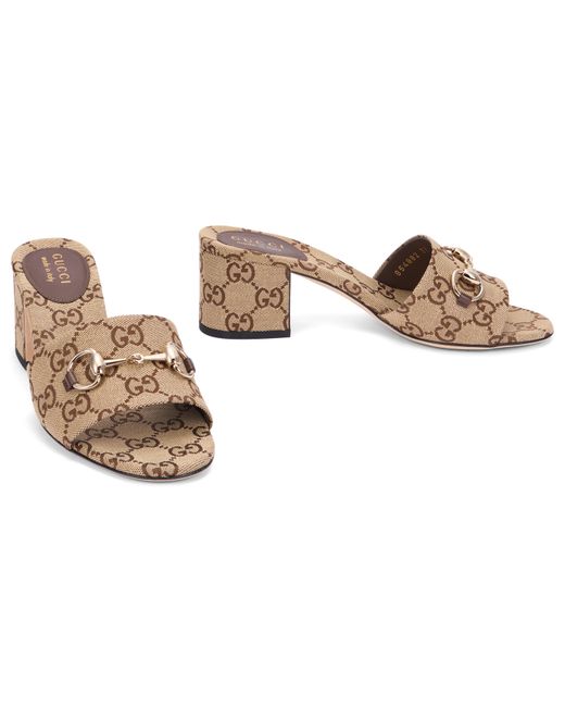 Gucci Brown Clogs
