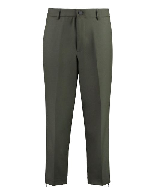 Versace Green Technical Fabric Pants for men
