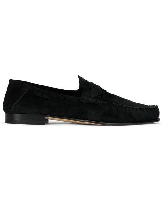 Tom Ford Black Classic Moccasin for men