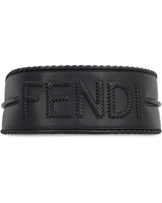 Fendi Black Graphy Hobo Bag