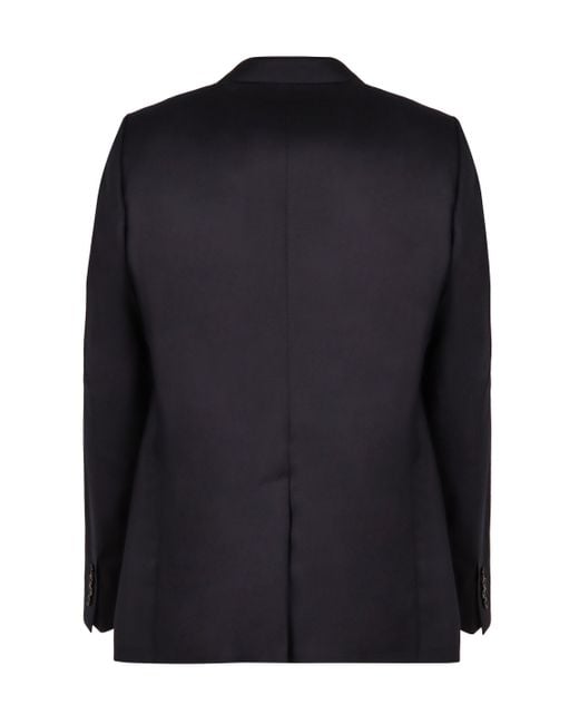 Dolce & Gabbana Black Dolce & Gabbana Single-Breasted Two-Button Blazer for men