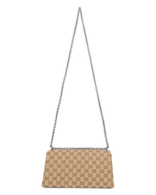 Borsa a tracolla Dionysus con monogram di Gucci in Natural