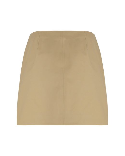 Burberry Natural Miniskirt Trench