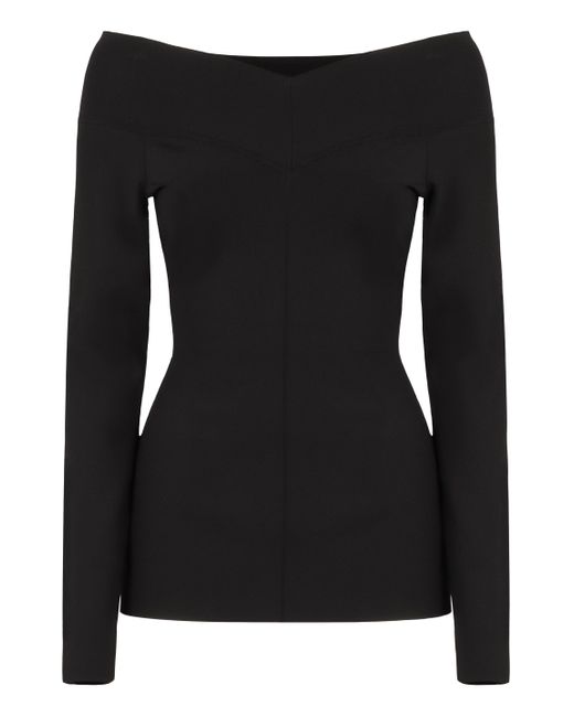 Stella McCartney Black Viscose Top