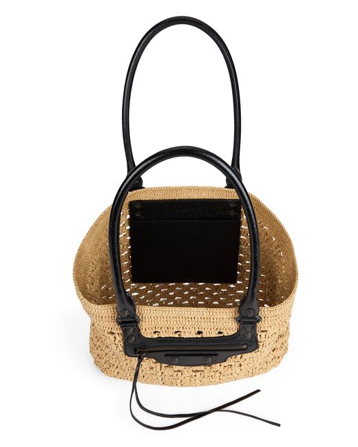 Balenciaga Metallic Medium Tote Bag Le City Basket