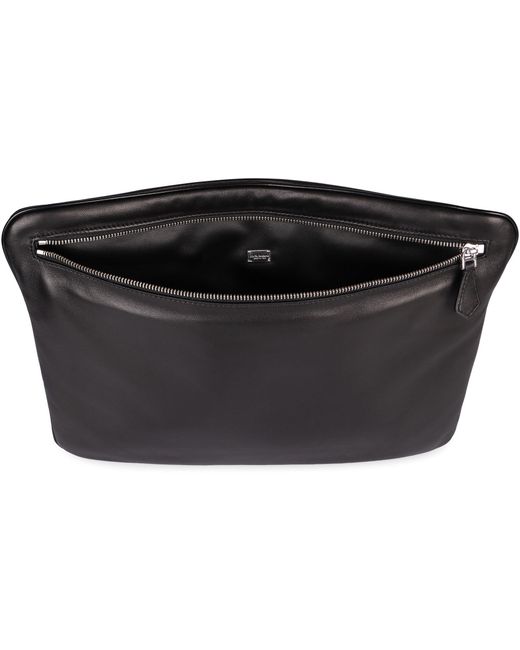 Dolce & Gabbana Black Dolce & Gabbana Leather Handbag for men