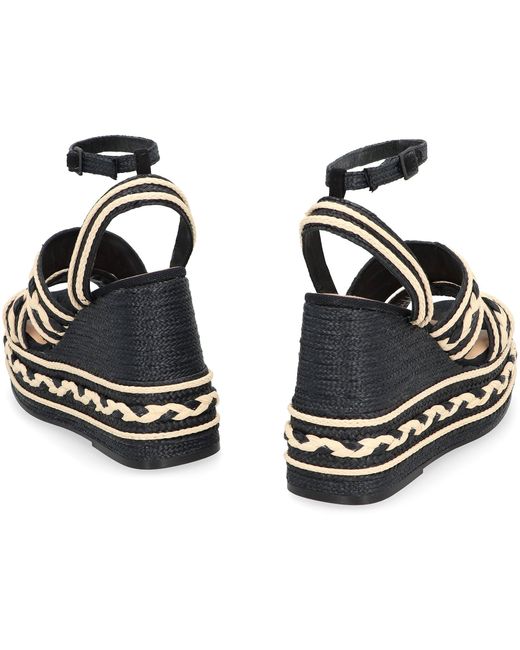Castaner Black Fermina Platform Sandals