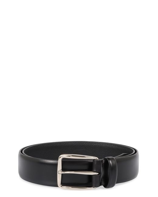 Slowear Black Elegant And Versatile Leather Belt for men