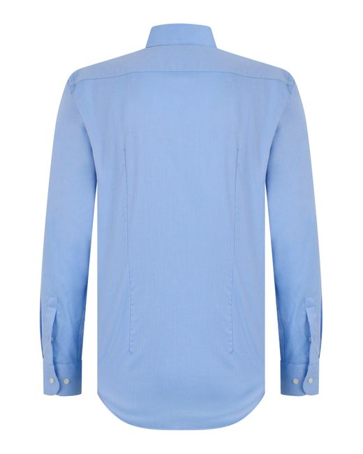 Boss Blue Long Sleeve Shirt for men