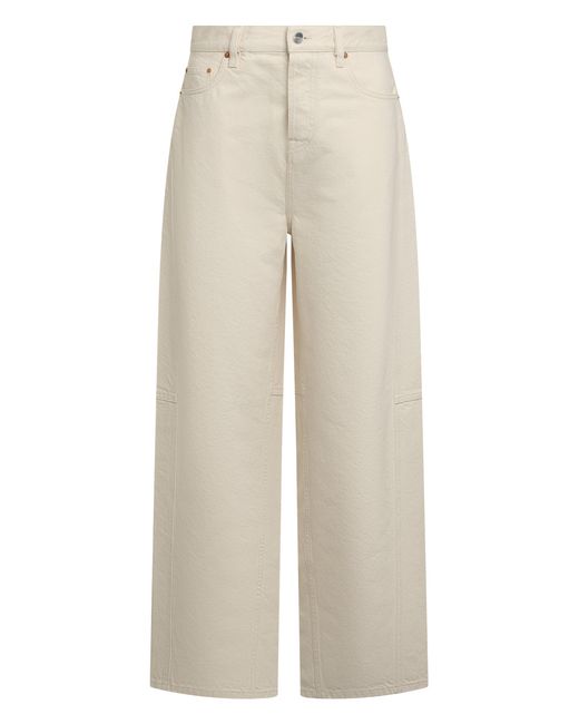 Gucci White High-Waist Tapered-Fit Trousers