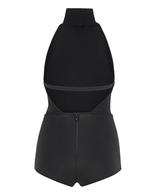 Max Mara Black Apogeo Knit Bodysuit