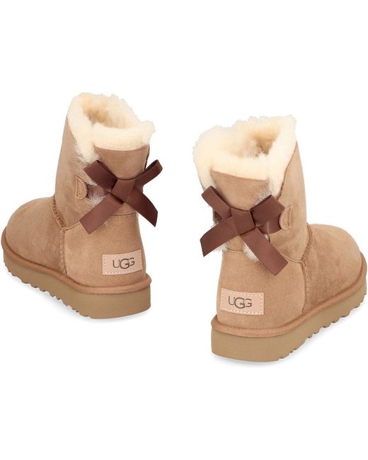 Ugg Mini Ugg Boots Sale Schleife UGG Meilani Short Chestnut Suede