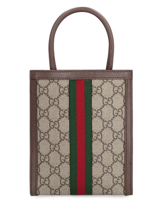 Gucci Natural Ophidia Gg Mini Crossbody Bag