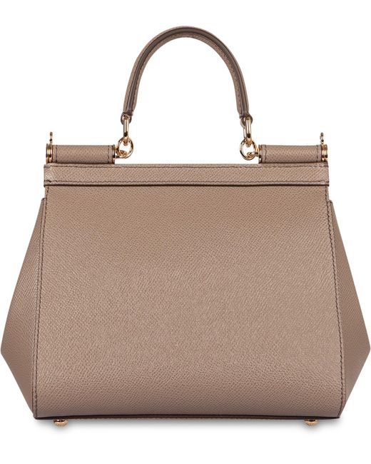 Dolce & Gabbana Multicolor Sicily Media Leather Handbag