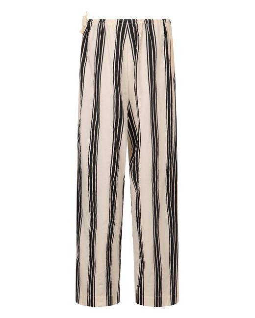Philosophy Di Lorenzo Serafini White Cotton Trousers