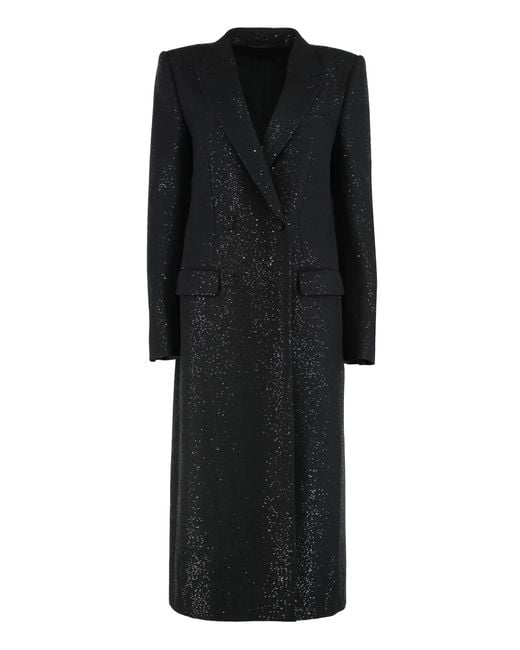 Tom Ford Black Double-Breasted Coat