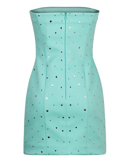 GIUSEPPE DI MORABITO Blue Cotton Mini Dress