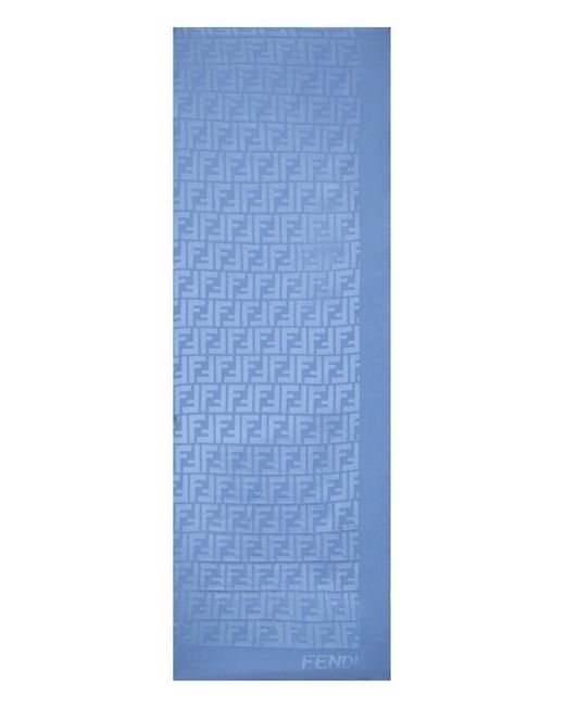 Fendi Blue Monogram Scarf