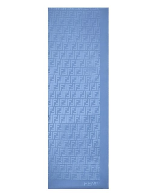 Fendi Blue Monogram Scarf