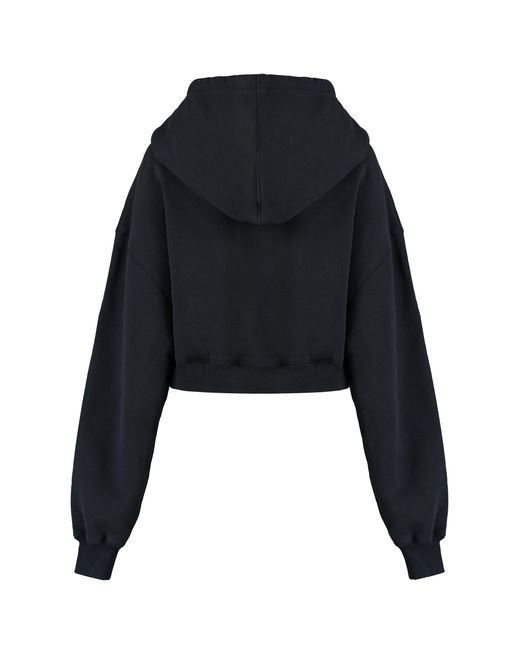 Off-White c/o Virgil Abloh Black Cropped Hoodie