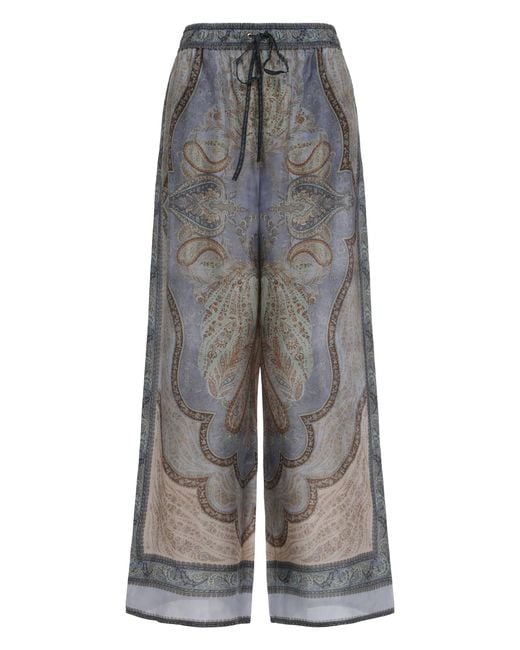 Zimmermann Gray Loose Pants Wanderlust