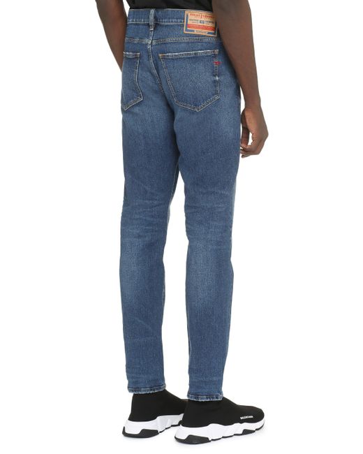 Jeans slim fit 2019 D-Strukt di DIESEL in Blue da Uomo