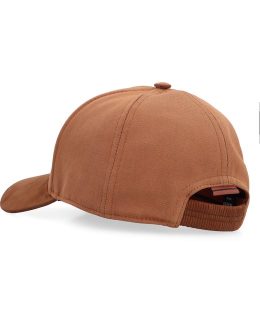 Cappello da baseball con logo di Zegna in Brown da Uomo