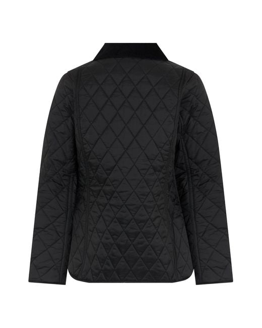 Barbour Black Padded Jacket With Side Pockets