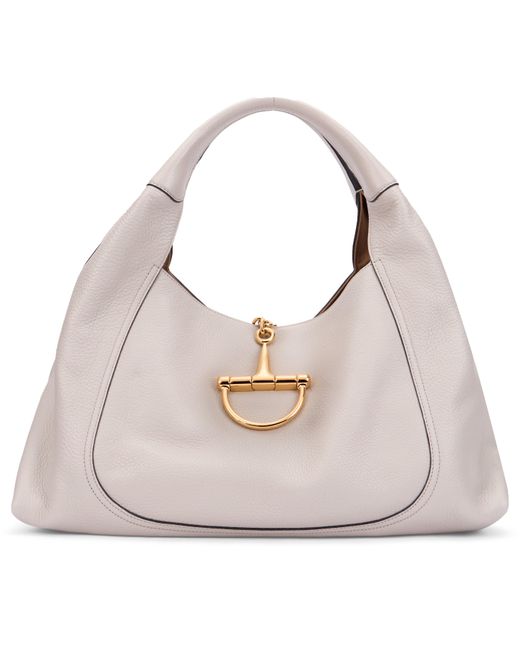 Gucci Natural Softbit Large Shoulder Bag