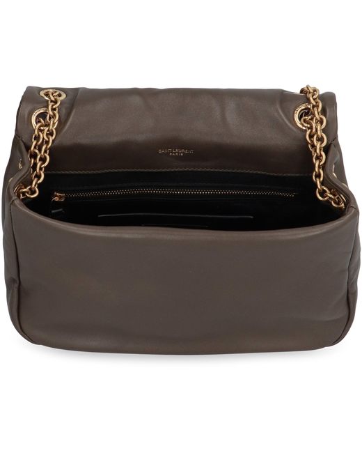 Borsa a spalla Jamie 4.3 in pelle di Saint Laurent in Brown