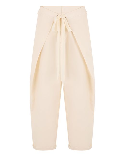 DARKPARK White Wide-Leg Pants