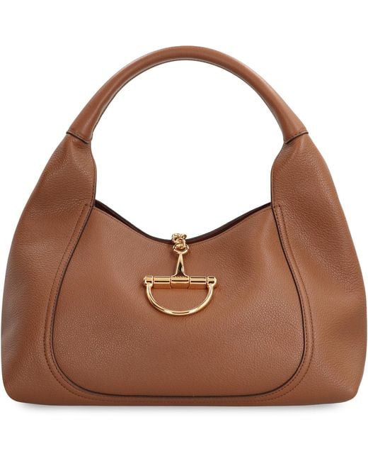 Gucci Brown Softbit Shoulder Bag