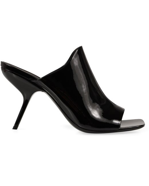 Ferragamo Black Leather Mules