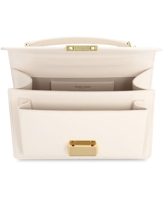 Borsa a tracolla Venezia in pelle di Golden Goose Deluxe Brand in Natural