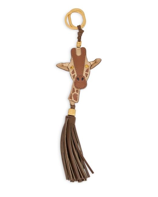 Gianni Chiarini Metallic Keychain With Fringe