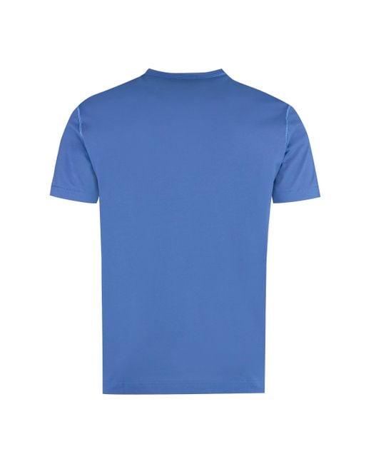 Dolce & Gabbana Blue Dolce & Gabbana Cotton Crew-Neck T-Shirt for men