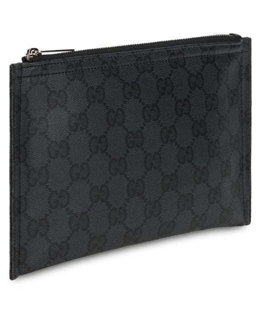 Gucci Gray Pouch With Monogram for men