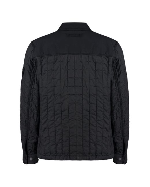 Stone Island Black Techno Fabric Jacket for men