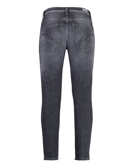 Dondup Blue Brighton Carrot-Fit Jeans for men