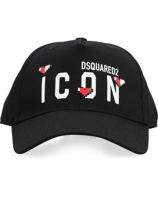 DSquared² Black Logo Baseball Cap
