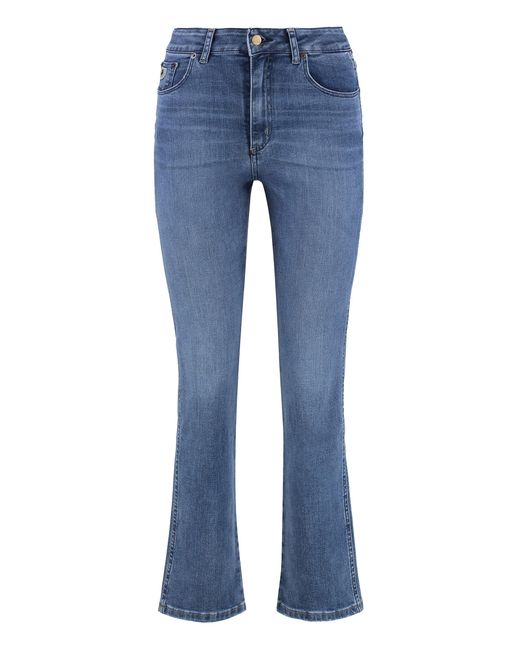 Lois Blue Malena 5-Pocket Straight-Leg Jeans