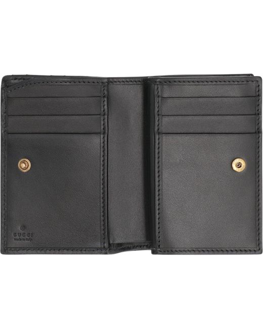Portafoglio GG Marmont in pelle di Gucci in Gray