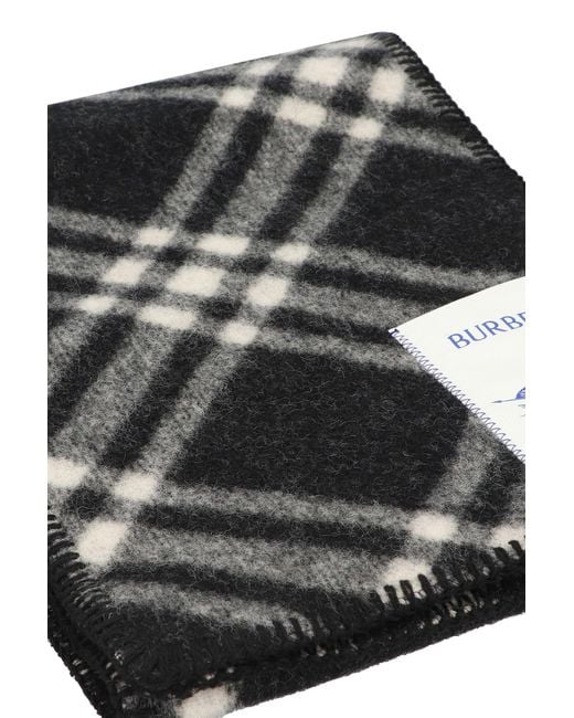 Burberry Black Wool Scarf