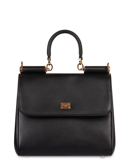 Borsa a mano My Sicily in pelle di Dolce & Gabbana in Black
