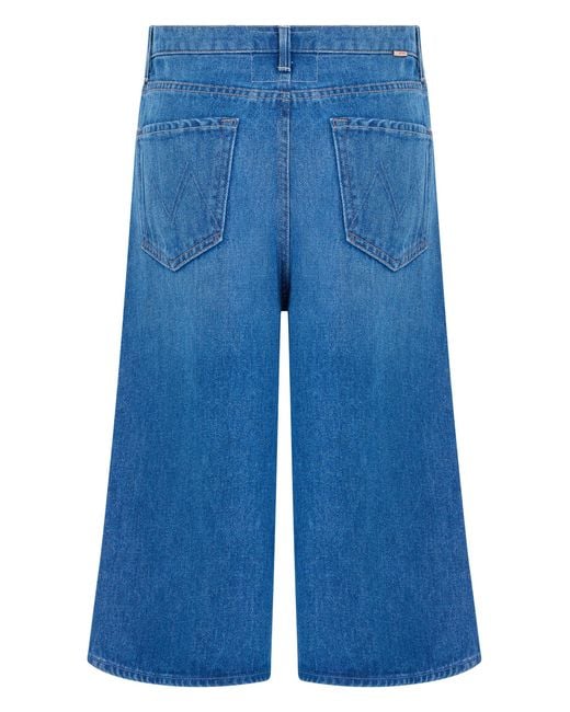 Mother Blue Denim Bermuda