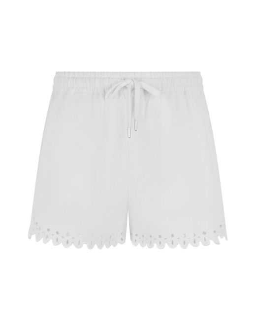Isabel Marant White Balyme Shorts