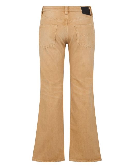 R13 Natural Flared Jeans